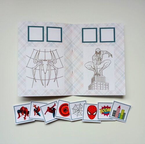 Álbum de Figurinhas e Livrinho de Colorir Lembrancinha Personali