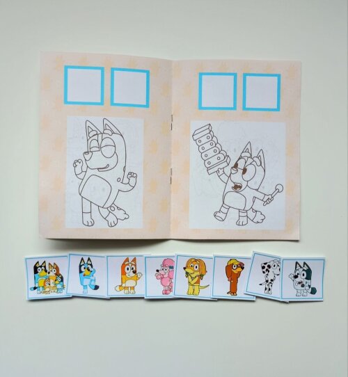 Álbum de Figurinhas e Livrinho de Colorir Lembrancinha Personali