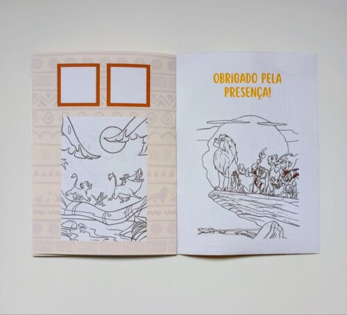 Álbum de Figurinhas e Livrinho de Colorir Lembrancinha Personali