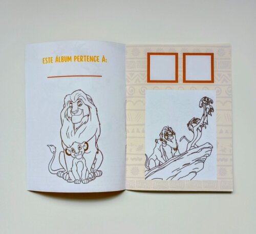 Álbum de Figurinhas e Livrinho de Colorir Lembrancinha Personali