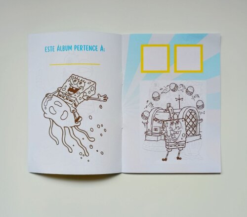 Álbum de Figurinhas Livrinho de Colorir Lembrancinha Personaliza