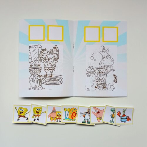 Álbum de Figurinhas Livrinho de Colorir Lembrancinha Personaliza