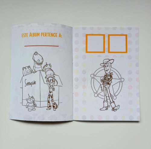 Álbum de Figurinhas e Livrinho de Colorir Lembrancinha Personali