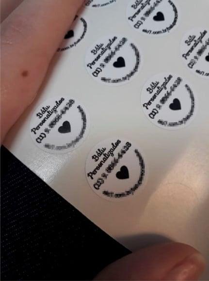 Adesivos 1,5 x 1,5