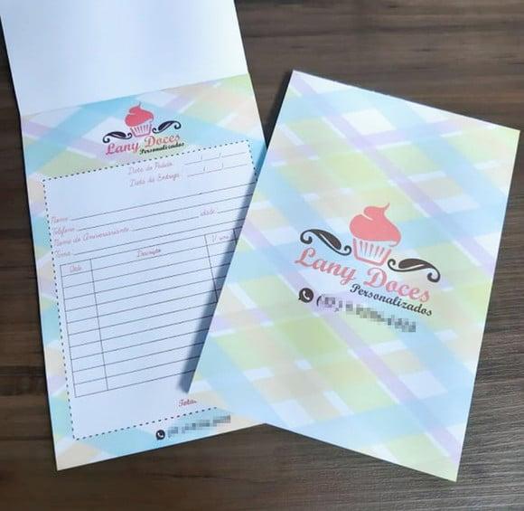 Bloco de Pedido A5 - 50 Folhas