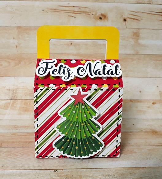 Caixa de Natal com Alça