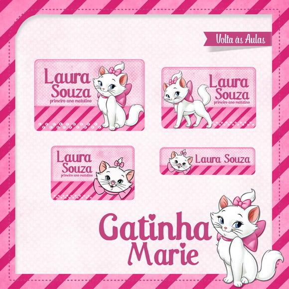 Etiqueta Escolar Gatinha Marie