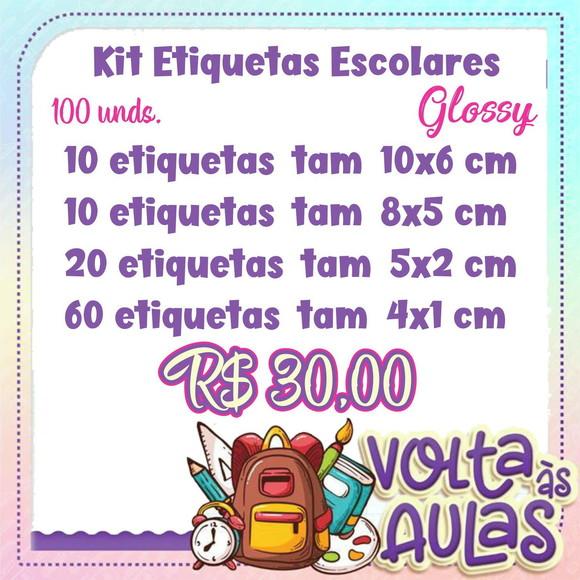 ETIQUETA ESCOLAR MINNIE VERMELHA