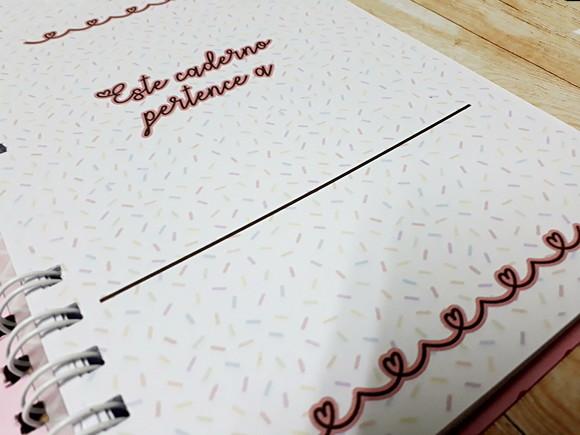 Kit Caderno de Receitas + Bloquinho Dia das Mães