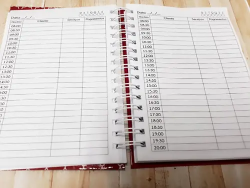 AGENDA DE AGENDAMENTO MANICURE PERSONALIZÁVEL