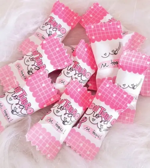 Bala Personalizada Outubro Rosa