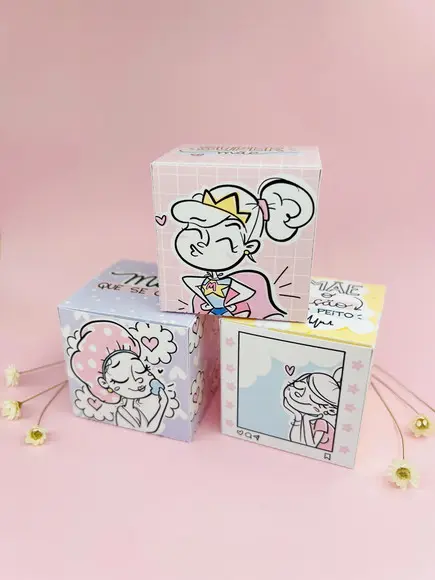 Caixa Cubo Dia das Mães