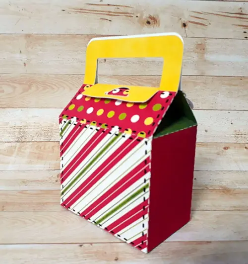 Caixa de Natal com Alça