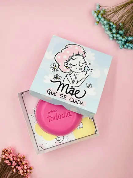 Caixa para 1 Sabonete Natura dia das mães
