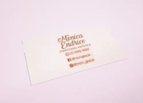 Cartão de Visita - Verniz Localizado - 250 Unidades