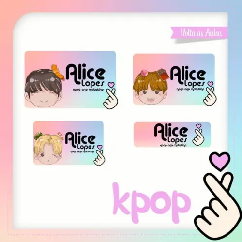 Etiqueta Escolar K-pop