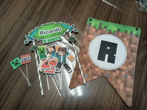 Kit Só Um Bolinho Minecraft
