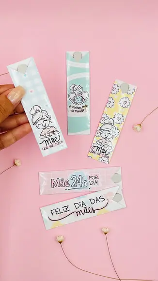 Porta Mini Lixa de Unha Dia das Mães