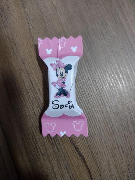 Balinhas Personalizadas Minnie Mouse 001 (cento)