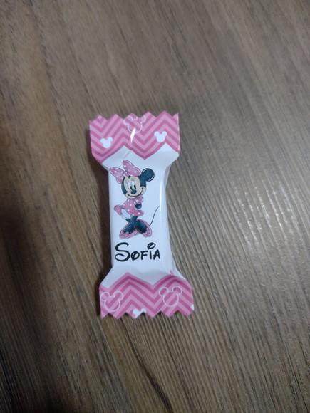 Balinhas Personalizadas Minnie Mouse 002 (cento)