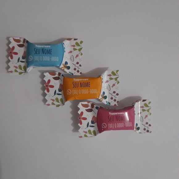 Balinhas Personalizadas Floral (Cento)
