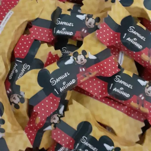 Balinhas Personalizadas Mickey (Cento)
