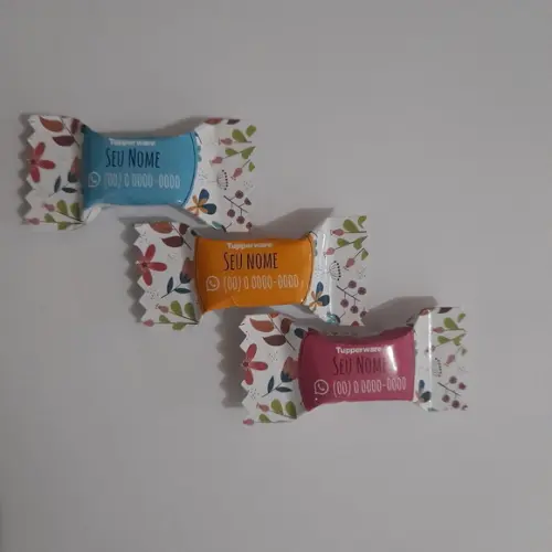 Balinhas Personalizadas Floral (Cento)