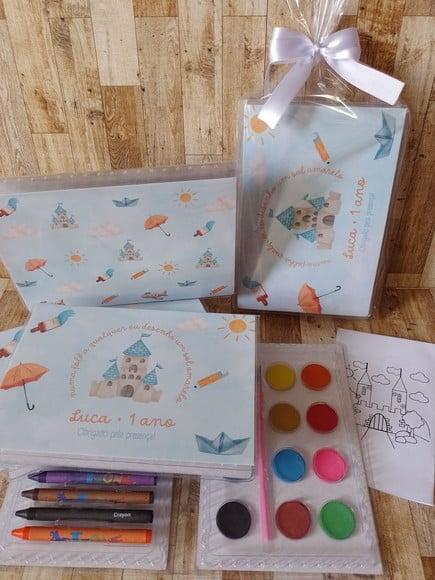 Estojo de Colorir Aquarela