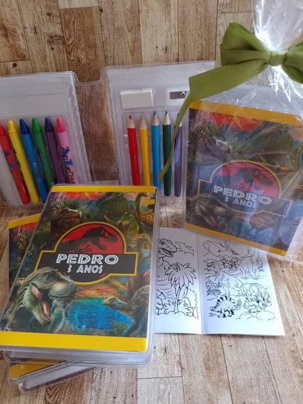 Estojo de Colorir Dinossauro