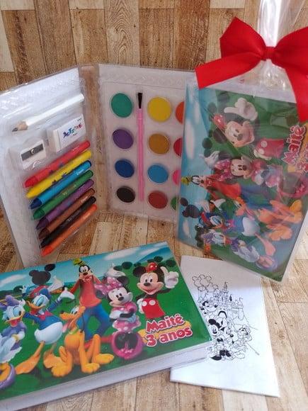 Estojo de Colorir Embalado a Turma do Mickey