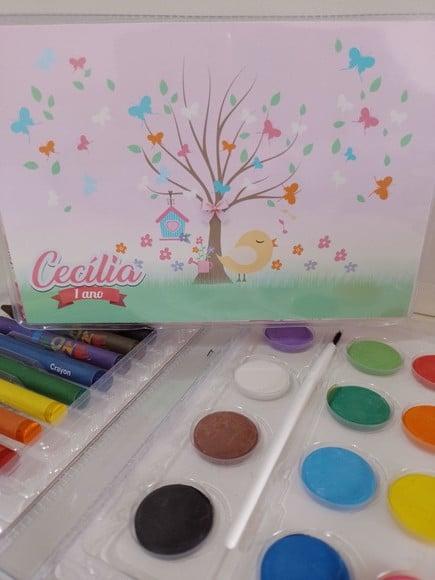 Estojo de Colorir Jardim Encantado