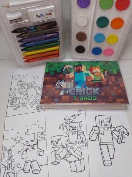 Estojo de Colorir Minecraft