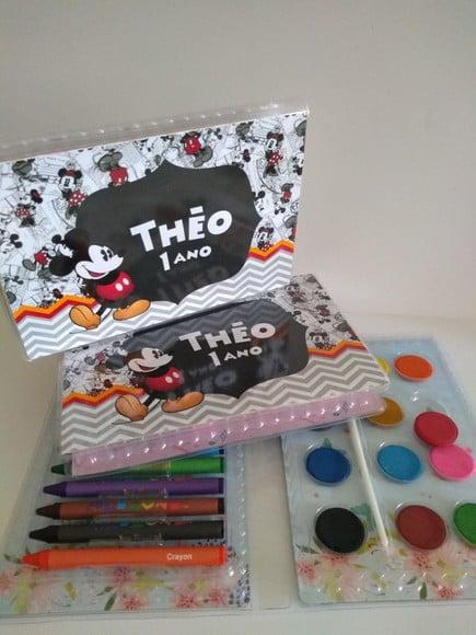 Estojo de Colorir Mickey