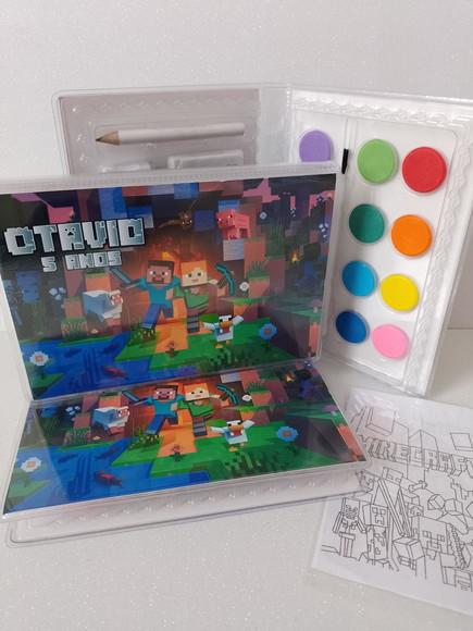 Estojo de Colorir Minecraft