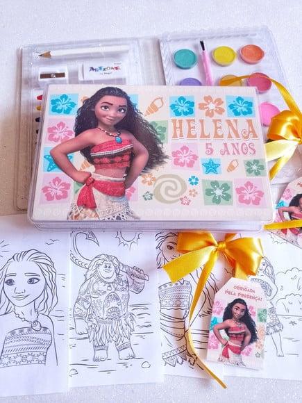 Estojo de Colorir Moana
