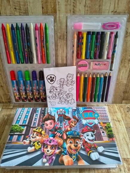 Estojo de Colorir Patrulha Canina 48 Peças