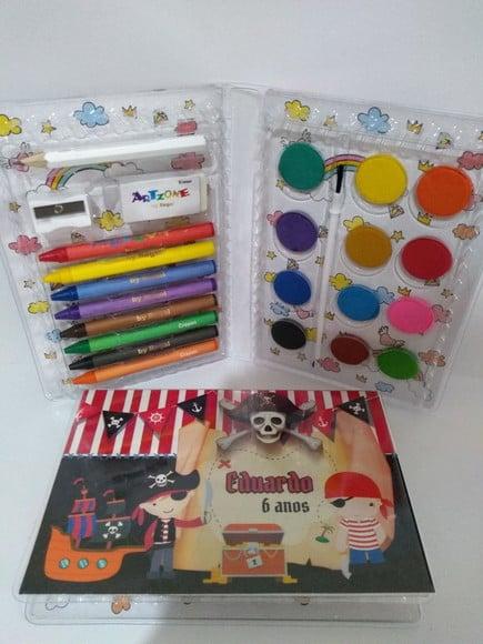Estojo de Colorir Piratas