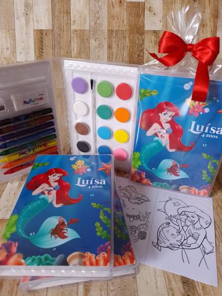 Estojo de Colorir Pequena Sereia