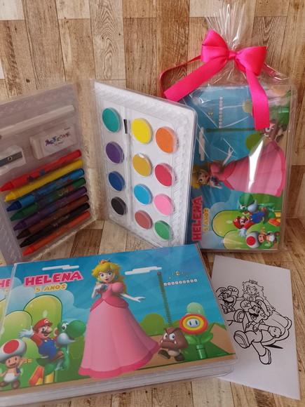 Estojo de Colorir Princesa Peach