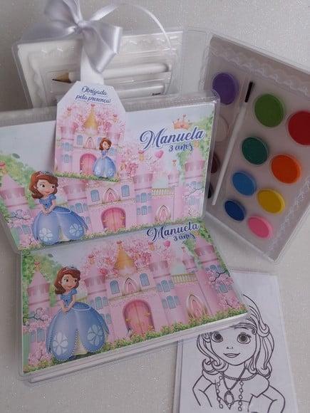 Estojo de Colorir Princesa Sofia