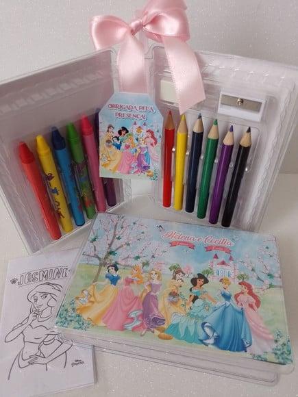Estojo de Colorir Princesas