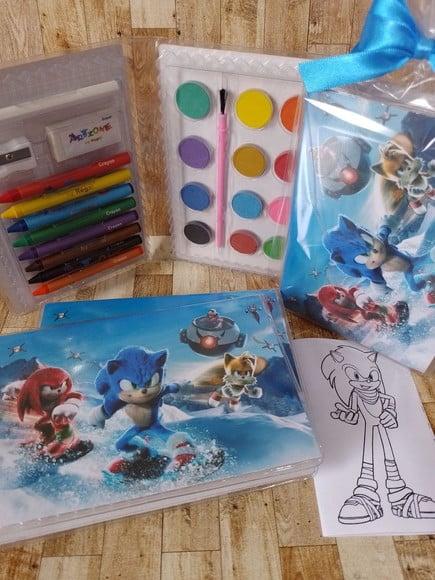 Estojo de Colorir Sonic