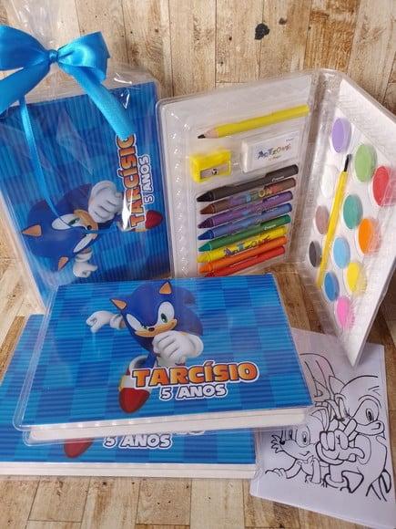 Estojo de Colorir Sonic