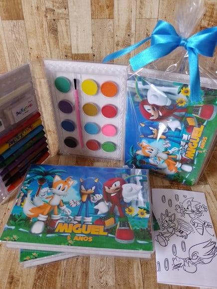 Estojo de Colorir Sonic