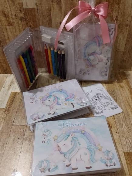 Estojo de Colorir Unicórnio