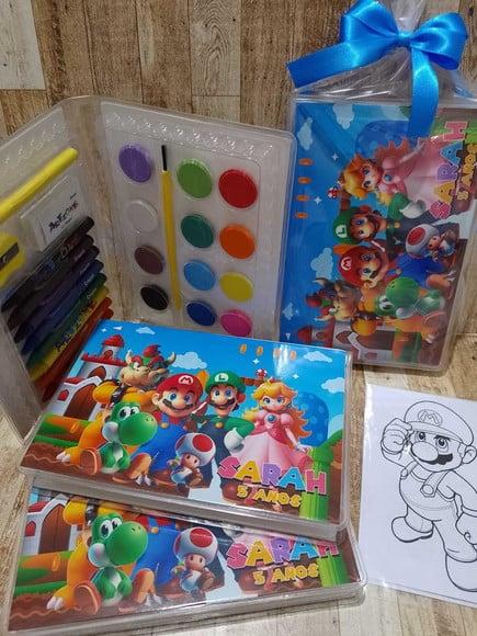 Estojo de Pintura Mario Bross