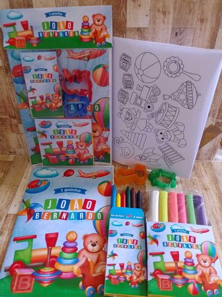 Kit Colorir Brinquedos