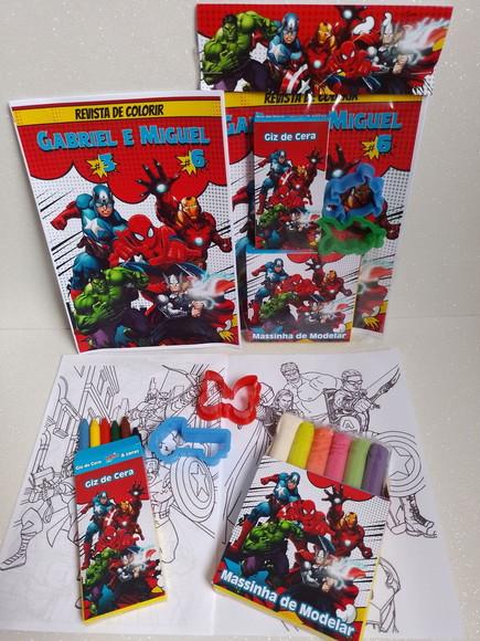 Kit Colorir Avengers