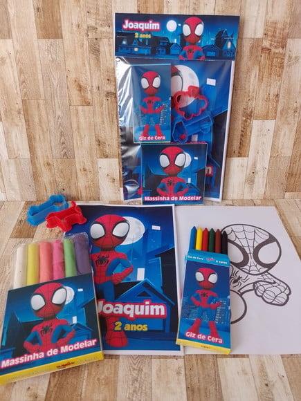 Kit Colorir Homem Aranha