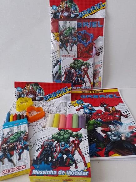Kit Colorir Heróis